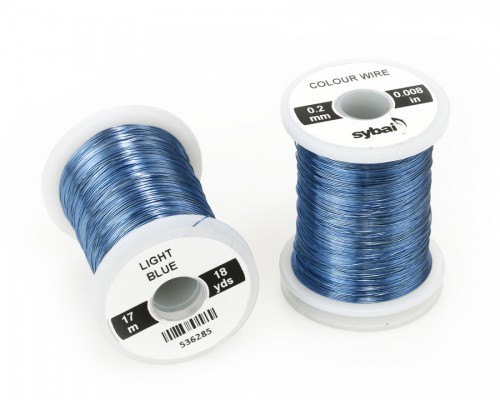 Colour Wire, 0.2 mm, Light Blue